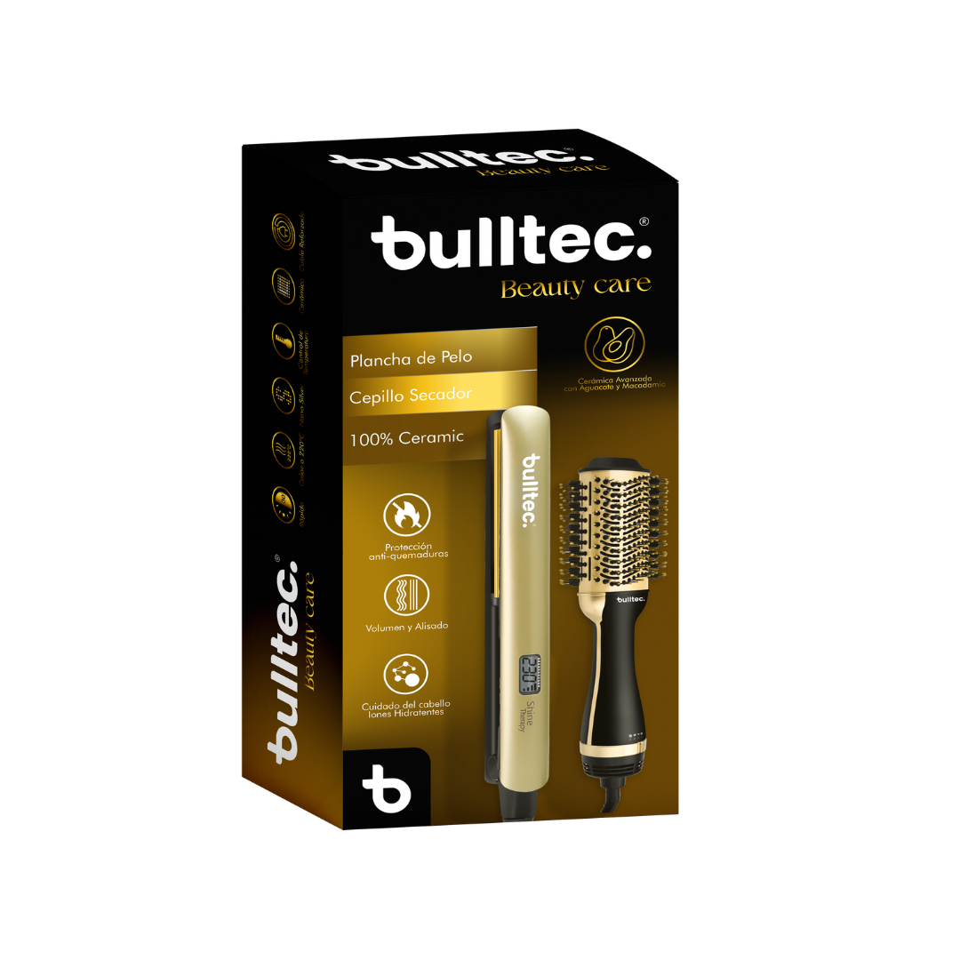 Peine Secador y Plancha de Pelo BULLTEC