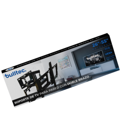 Soporte Para TV 26″- 55″ Doble Brazo BULLTEC