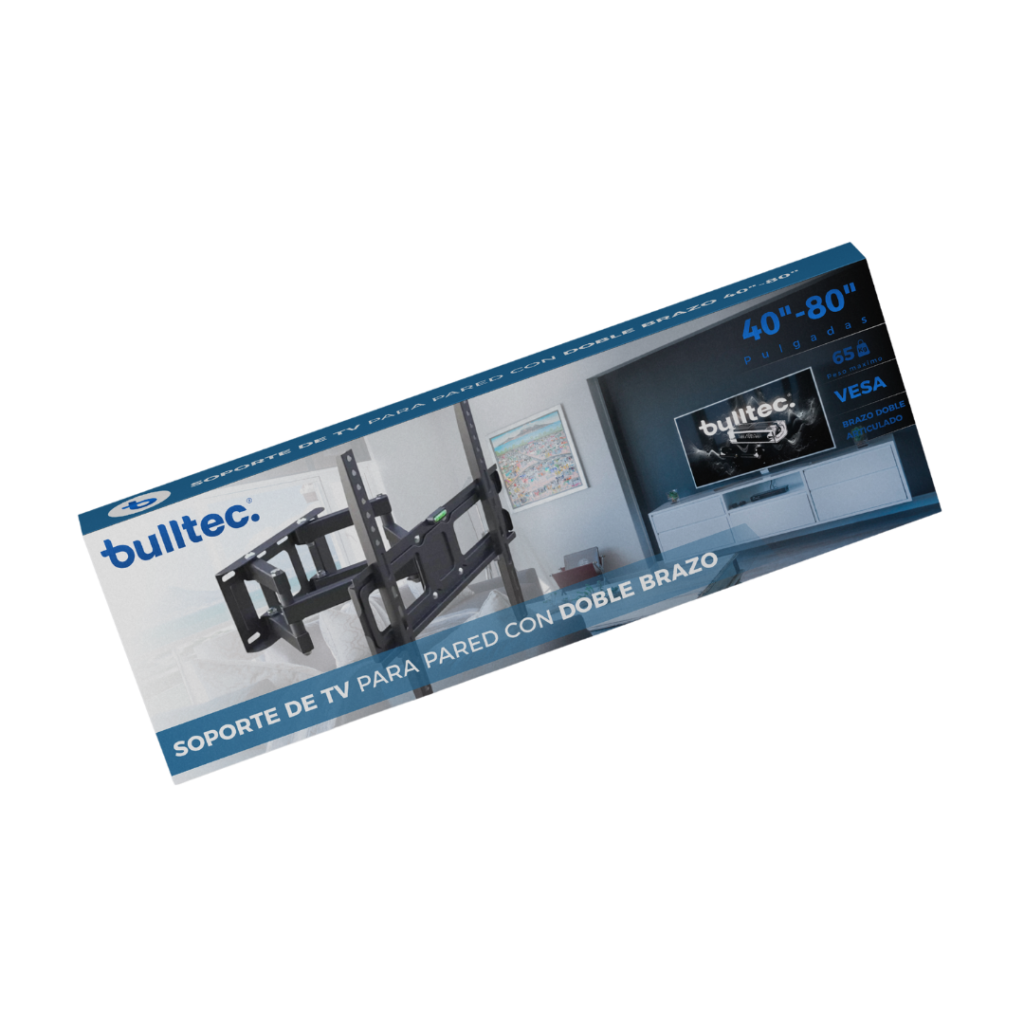 Soporte Para TV 40″- 80″ Doble Brazo BULLTEC