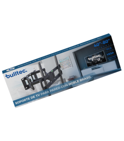 Soporte Para TV 40″- 80″ Doble Brazo BULLTEC