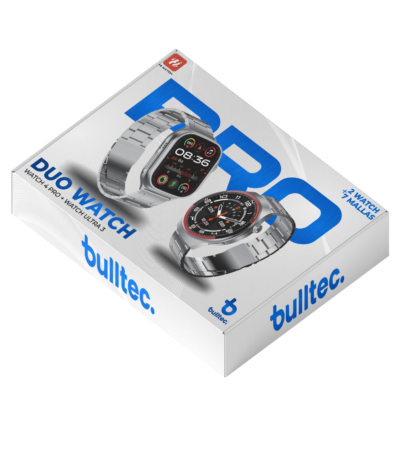 Set Dos Relojes Smartwatch + 7 Mallas BULLTEC DUO WATCH
