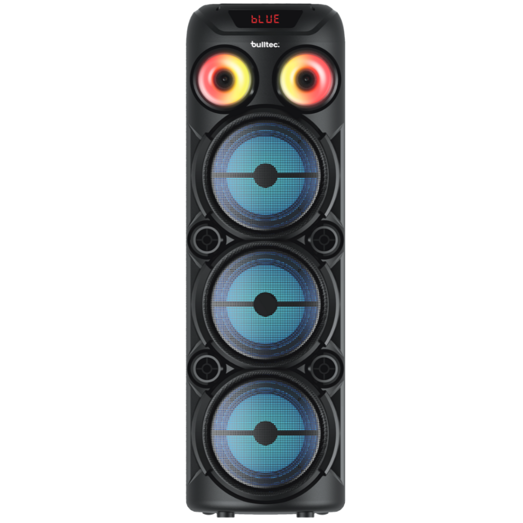 Parlante Thunder Tower BULLTEC Buffer 3×8 Pulgadas + 2 Twitter Con Microfono
