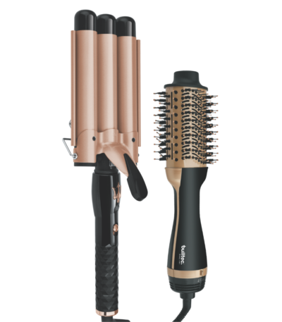 Set de Rizador y Cepillo One Step SHINE THERAPY BULLTEC