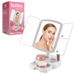 Espejo Touch con Luz LED 3 Paneles BULLTEC Beauty Care