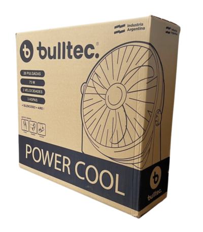 Ventilador Turbo 20" Pulgadas Bulltec 75W
