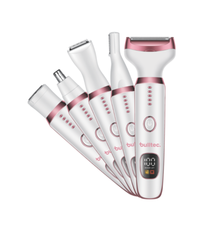 Afeitadora para Mujer 5 en 1 GROOMING KIT BULLTEC