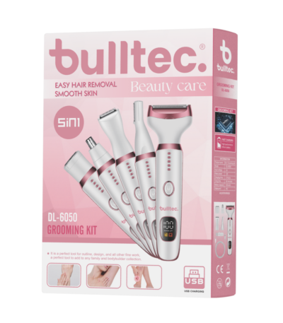 Afeitadora para Mujer 5 en 1 GROOMING KIT BULLTEC