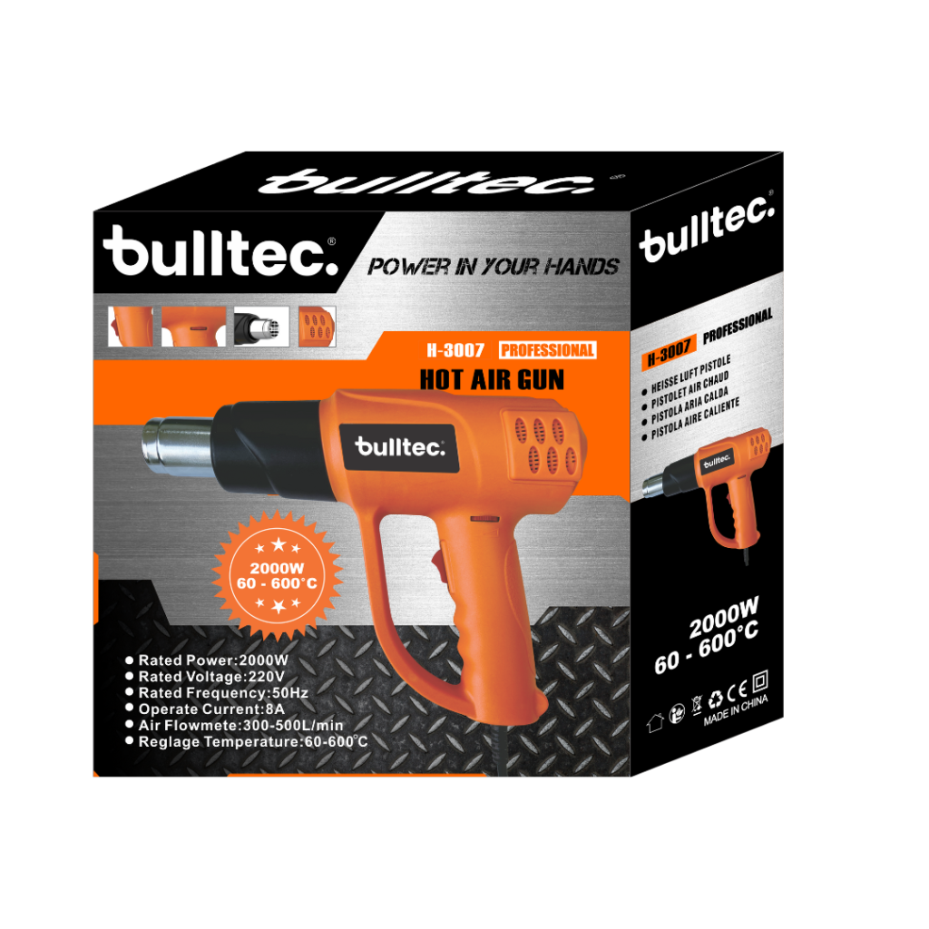Pistola de Calor Profesional BULLTEC BT3007