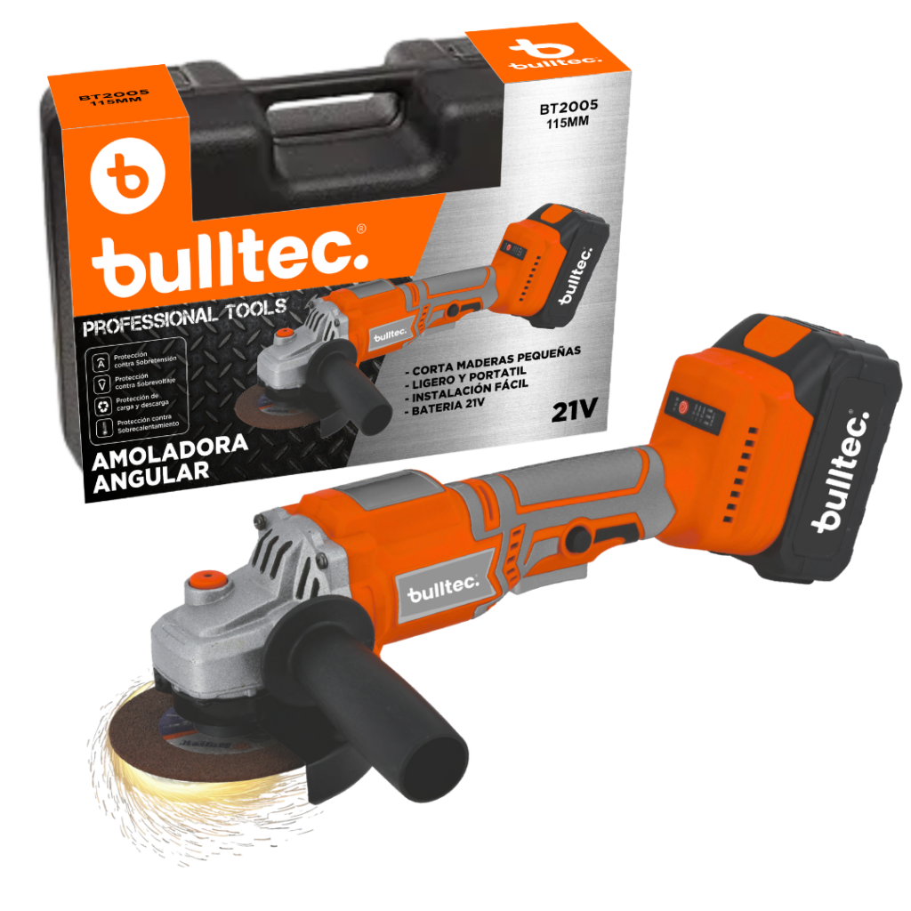 Amoladora Angular Inalambrica BULLTEC BT2005