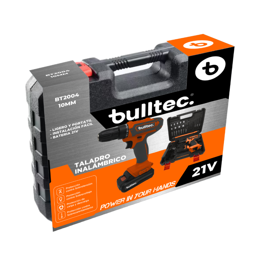 Set Taladro Inalambrico BULLTEC BT2004