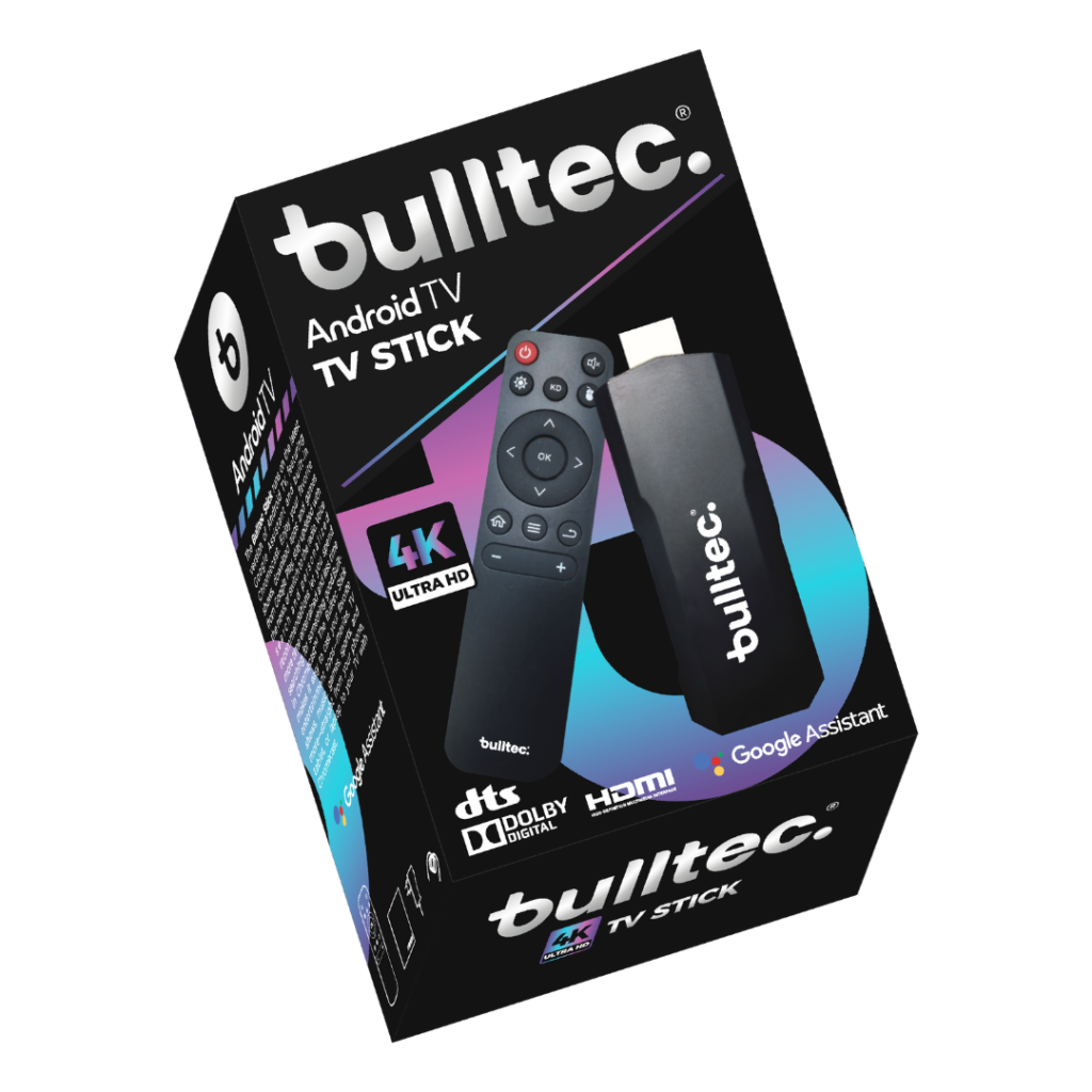 Tv Stick 4k 1GB RAM BULLTEC Negro