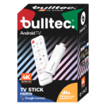 TV Stick 4K Android y Google Assistant BULLTEC Blanco