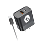 Cargador Doble Puerto Con Cable USB-C a USB-C Ultra Rápido 50W BULLTEC