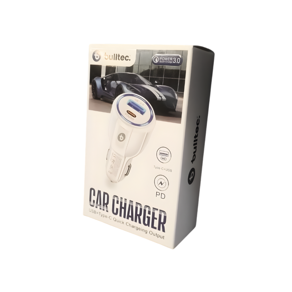Cargador Para Autos Carga Rápida 20W BULLTEC