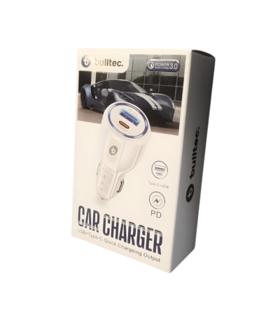 Cargador Para Autos Carga Rápida 20W BULLTEC