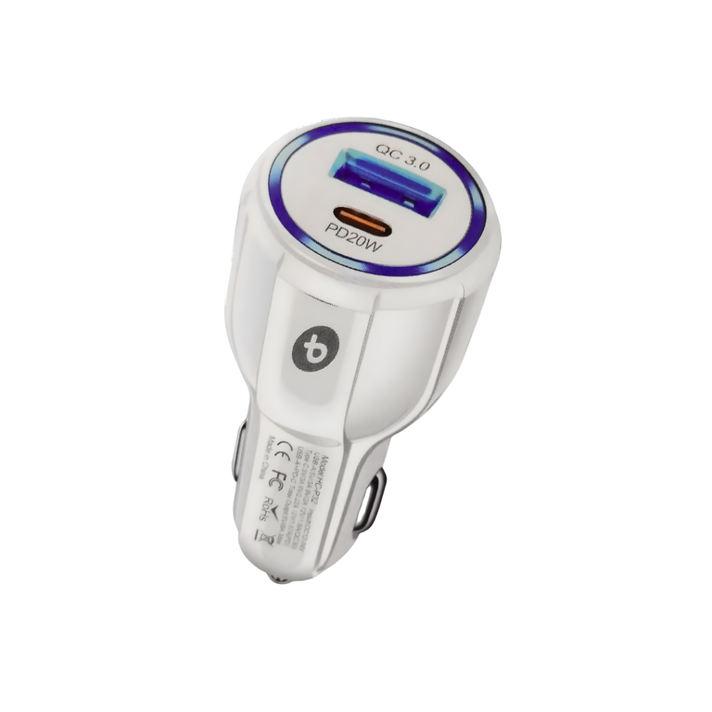 Cargador Para Autos Carga Rápida 20W BULLTEC