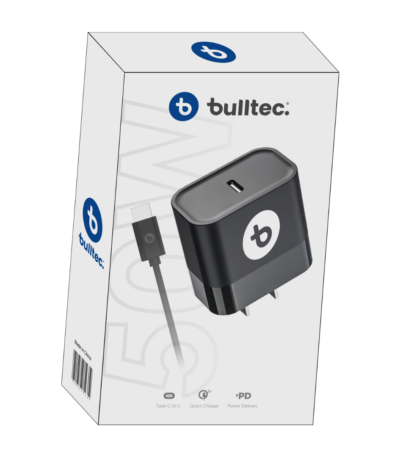 Cargador Con Cable USB-C a USB-C Ultra Rápido 50W BULLTEC