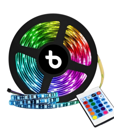 Tira LED RGB 5mts con Control Remoto BULLTEC 5050