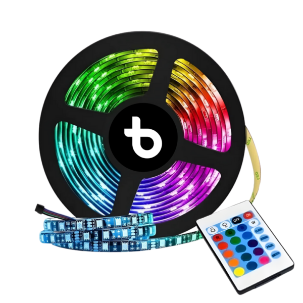 Tira LED RGB 5mts con Control Remoto BULLTEC 5050