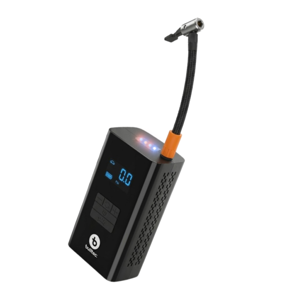 Compresor de Aire 4 en 1 con Linterna y Powerbank AirGO BULLTEC AIRGO